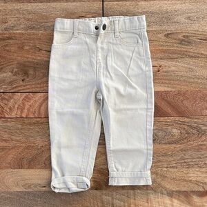Little Co Kids Cream Pants NWOT